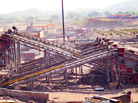 Jaw crusher for iron ore processing
