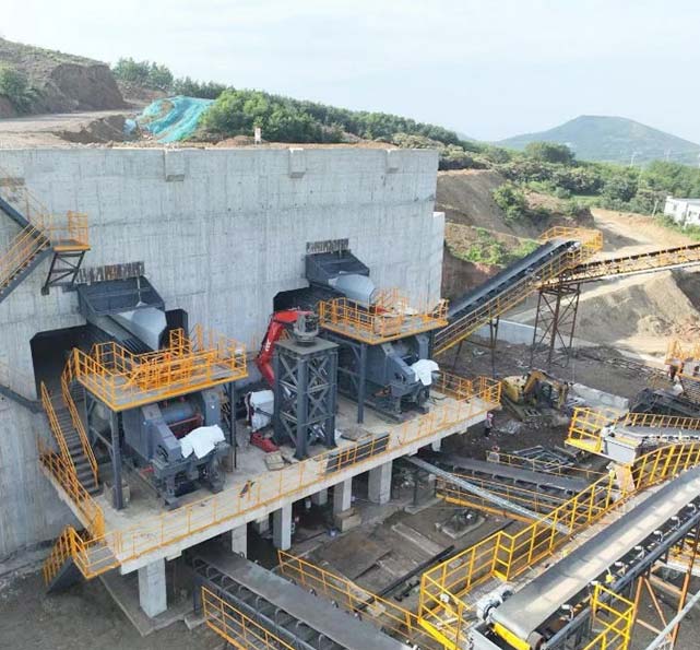 Jaw crusher in mining application