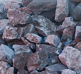 Iron ore material
