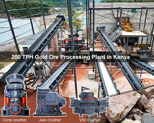 200 TPH Gold Ore Processing Plant in Kenya