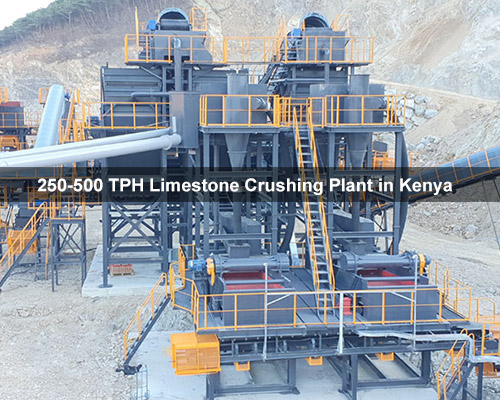 250-500 TPH Limestone Crushing Plant in Kenya