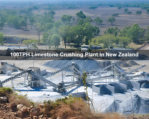 100 TPH Limestone Crushing Plant In New Zealand