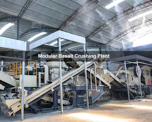 Modular Basalt Crushing Plant in Thailand