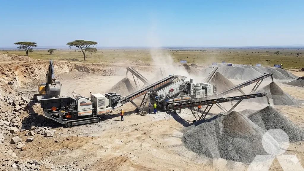 300 TPH NK Series mobile crusher units Kenyan