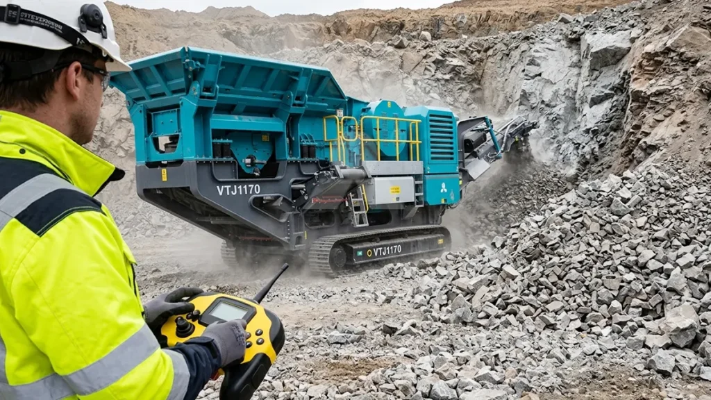 Track-mounted Mobile Jaw Crusher for Sale